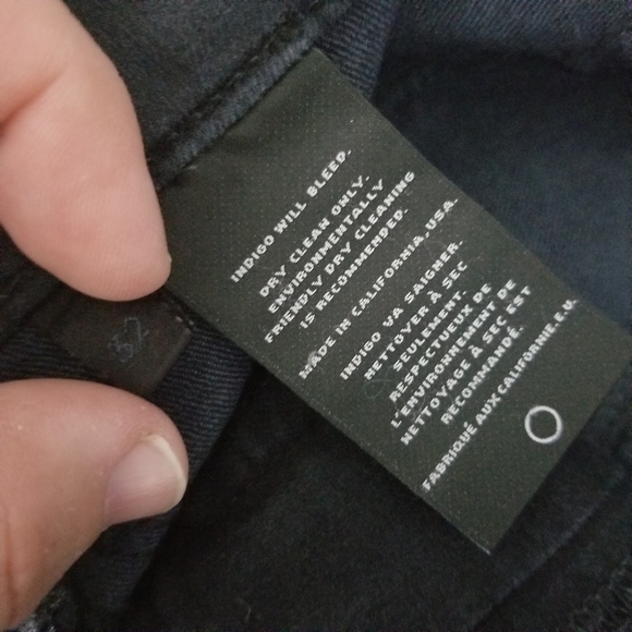 J BRAND | 800 super skinny coated black jeggings - Picture 7 of 8